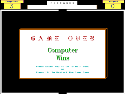Pixel Run C - Game Over