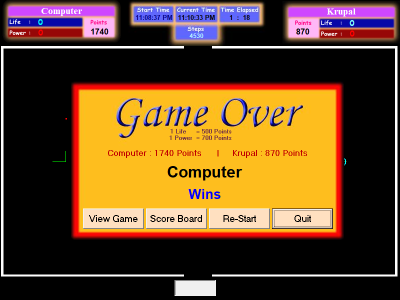 Pixel Run VB - Game Over